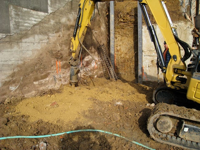 Drilled Pier Underpinning